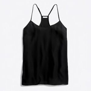 NWOT- j crew factory black dressy camisole tank top